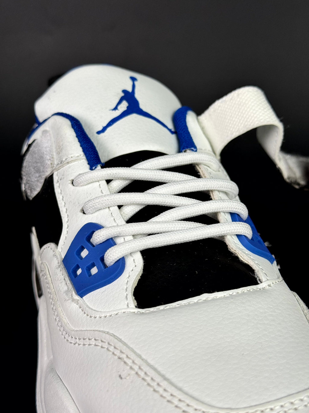 air jordan retro 4 white blue