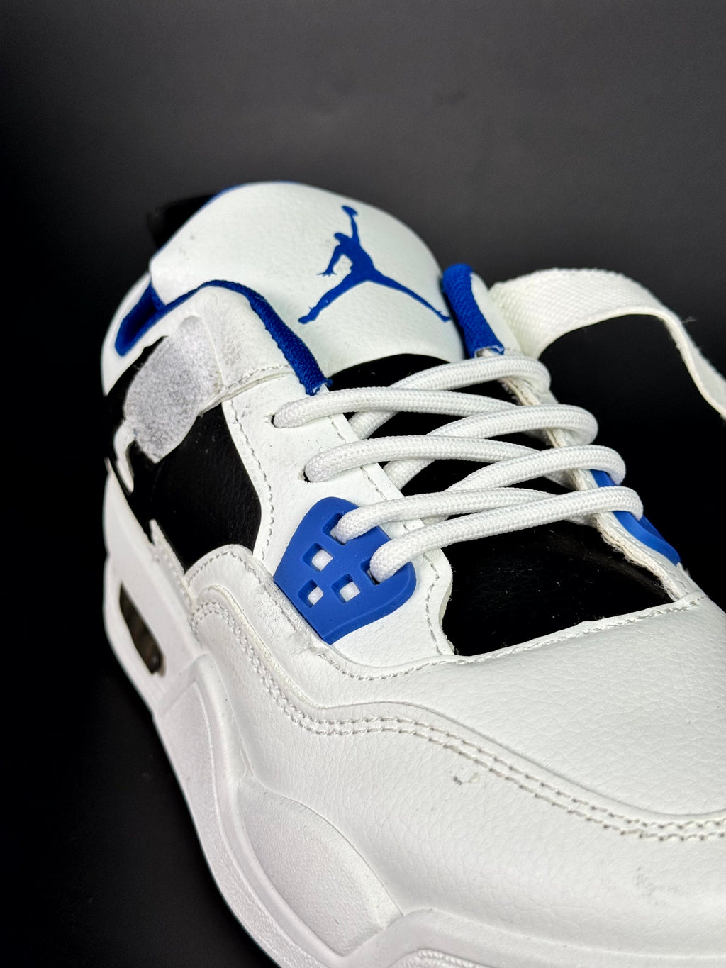 air jordan retro 4 white blue