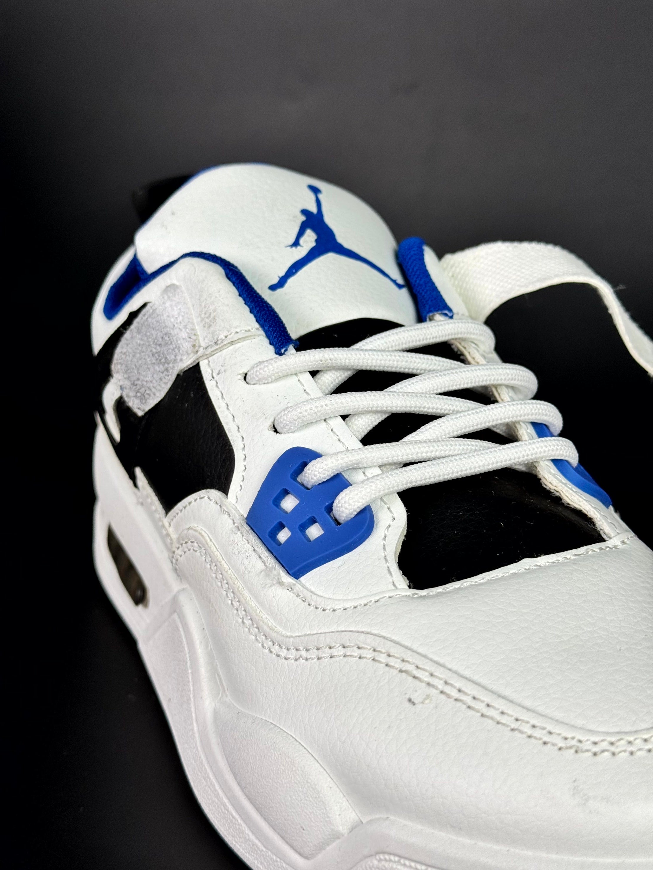 air jordan retro 4 white blue